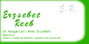 erzsebet reeb business card