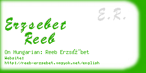 erzsebet reeb business card